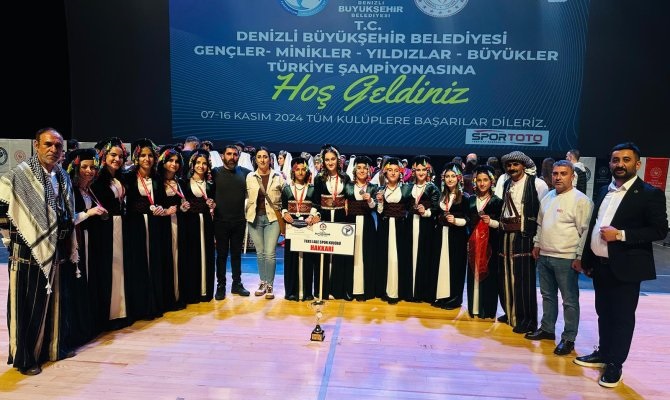 Hakkari Terslale kulübü Türkiye 2'ncisi oldu