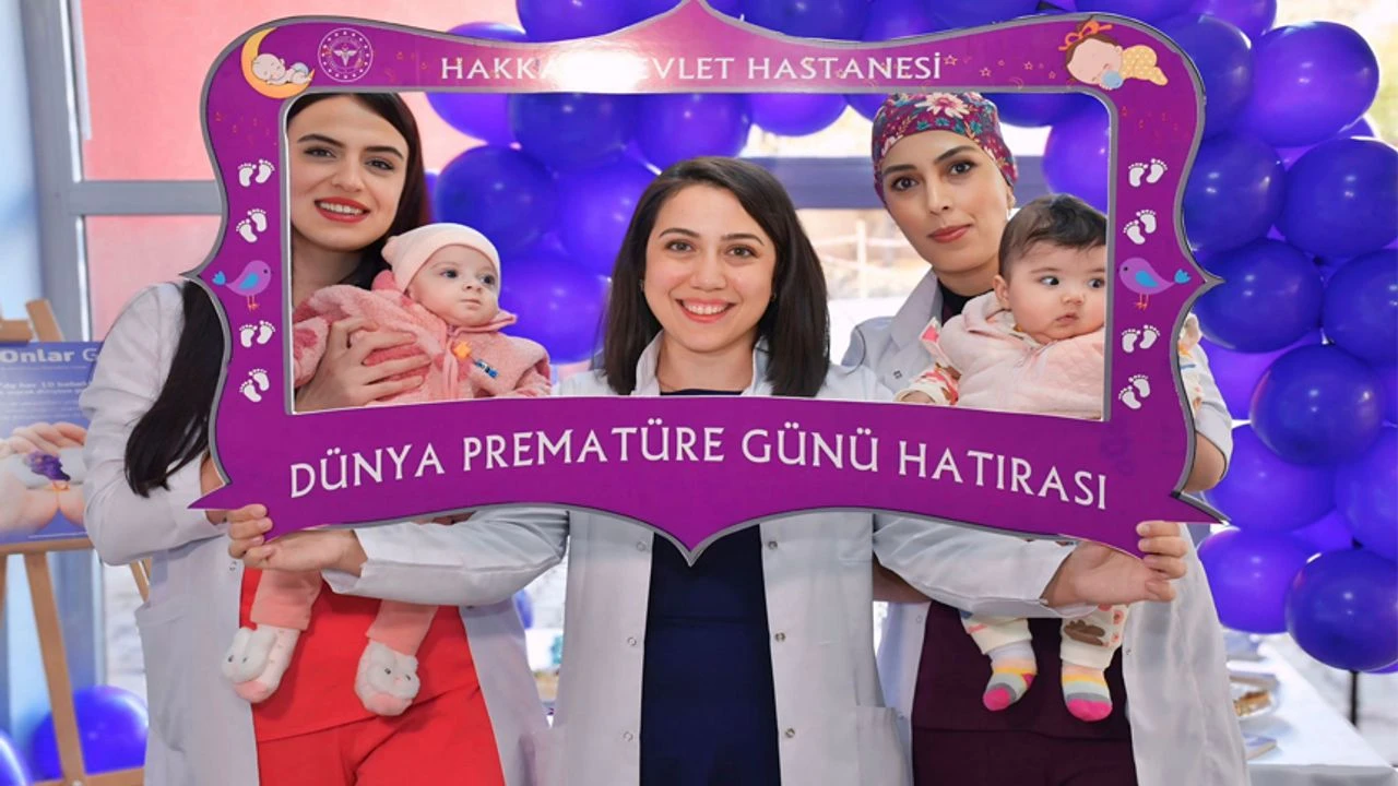 Hakkari'de Dünya prematüre farkındalık günü