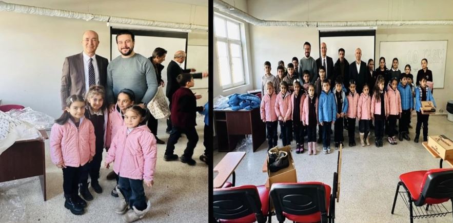 Hayırsever Dernek Esendereli öğrencileri sevindirdi