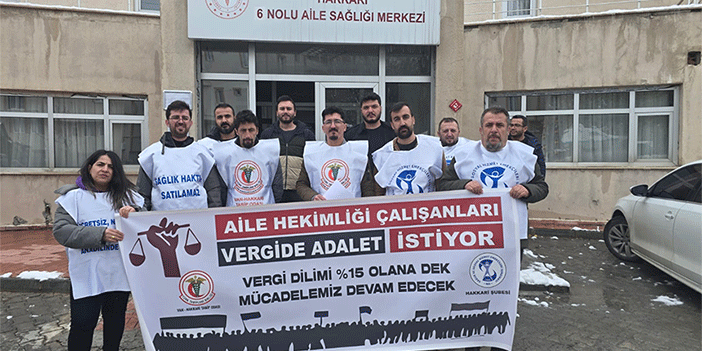 Hakkari'deki sağlık emekçileri taleplerini açıkladı