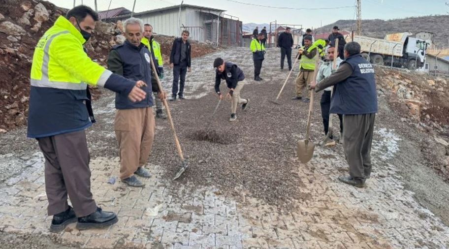 Derecik Sınır Kapısı’nda çalışmalar sürüyor