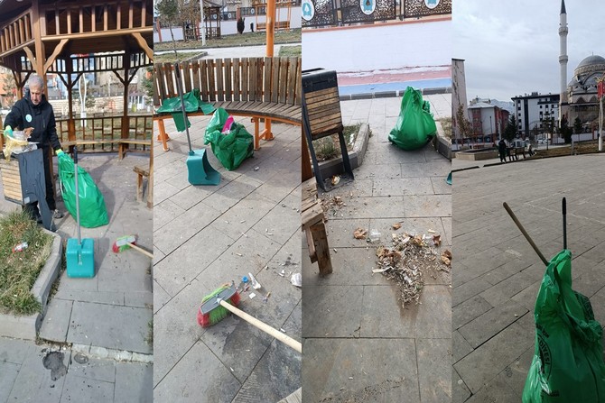 Kent Park Temizlendi, Vatandaşlara Çevre Duyarlılığı Çağrısı