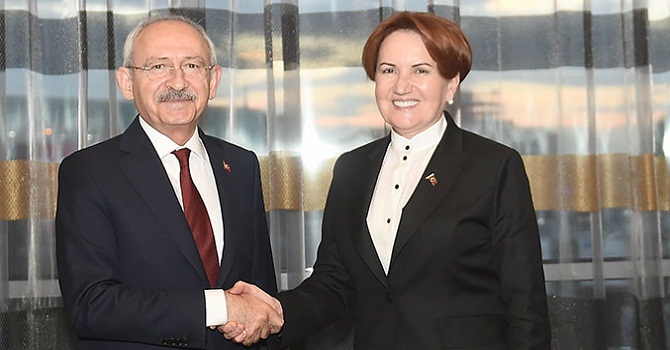 CHP Lideri Kılıçdaroğlu Meral Akşener ile bir araya geldi