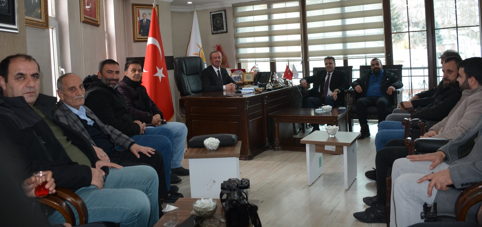 HGC'den Başkan Kaya'ya tebrik ziyareti