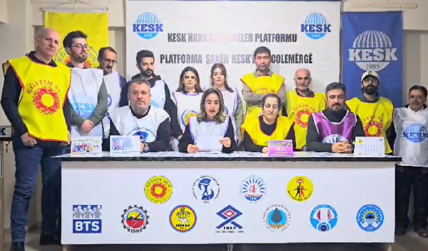 Hakkari KESK’ten iş bırakma eylemi öncesi açıklama