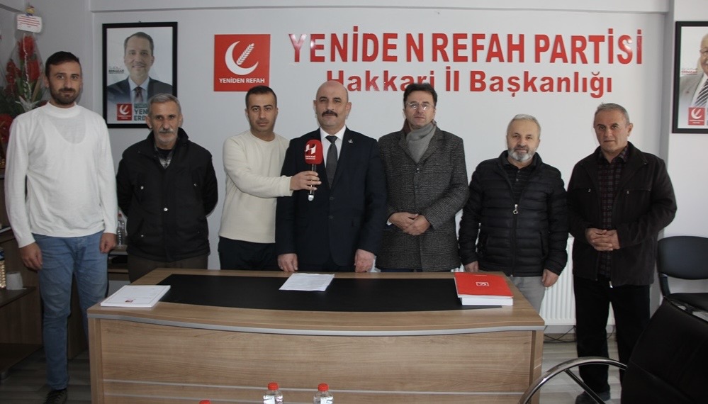 YRP Hakkari İl Başkanlığından açıklama!