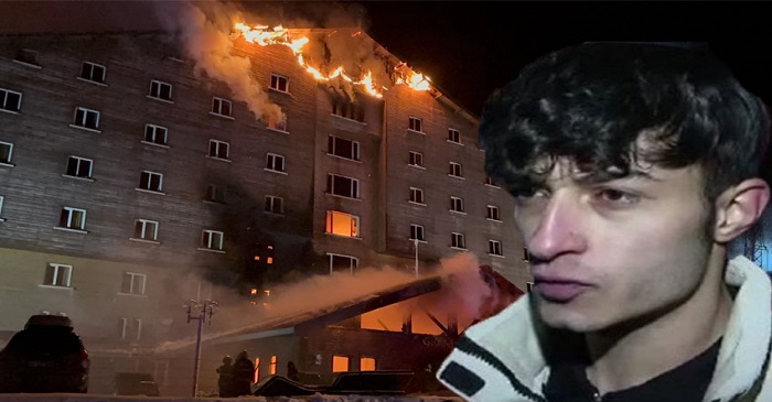 Hakkarili Neçirvan Otel yangınında bir Aileyi kurtardı!