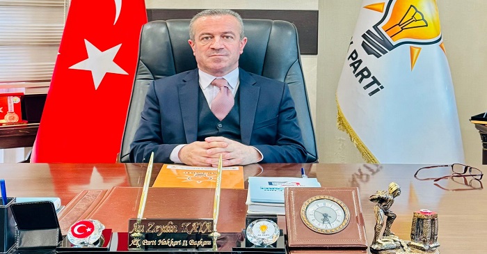 AK Parti Hakkari İl Başkanı Zeydin Kaya, 24 Temmuz “Gazeteciler ve Basın Bayram mesajı