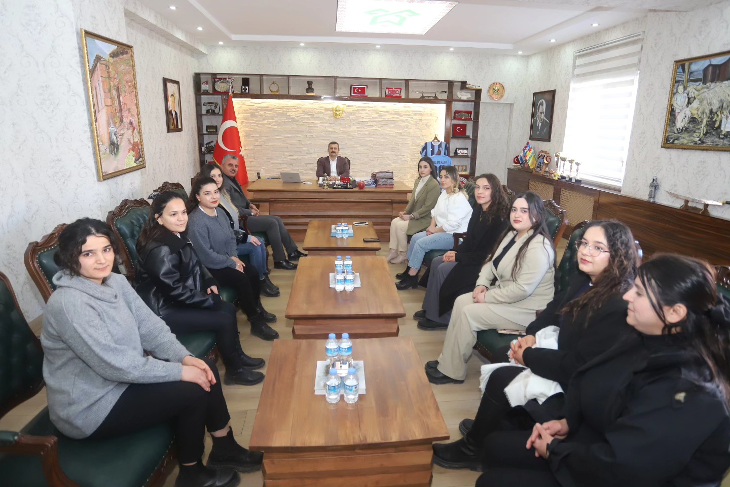 Başkan Seven'den Kumcu ve Demir'e ziyaret