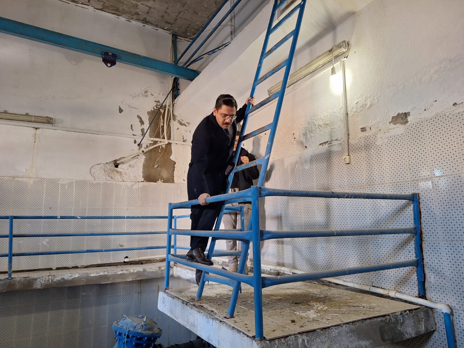 Mahmutoğlu, kentin içme suyu depolarını denetledi