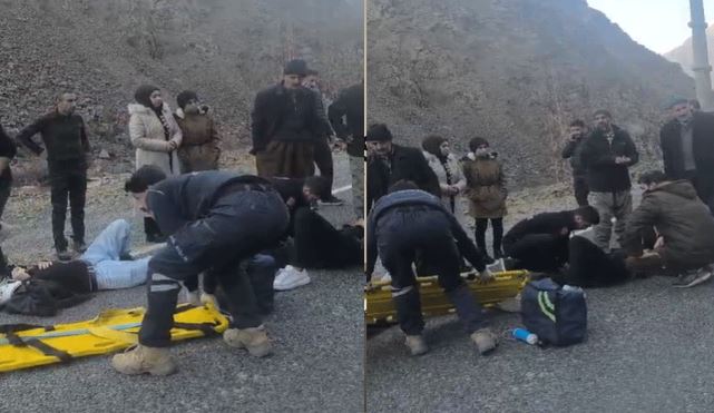 Hakkari-Çukurca karayolunda kaza: 1'i ağır iki kişi yaralı