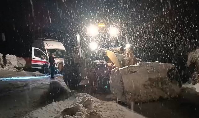 Yüksekova'da Hasta kurtarma operasyonu!