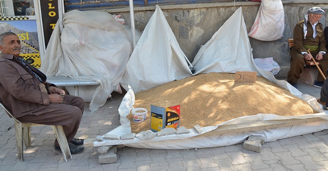 Hakkari'de fitrelik buğday satışları başladı