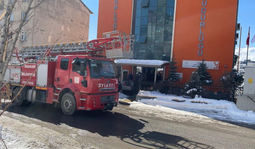 Hakkaride korkutan yangın!