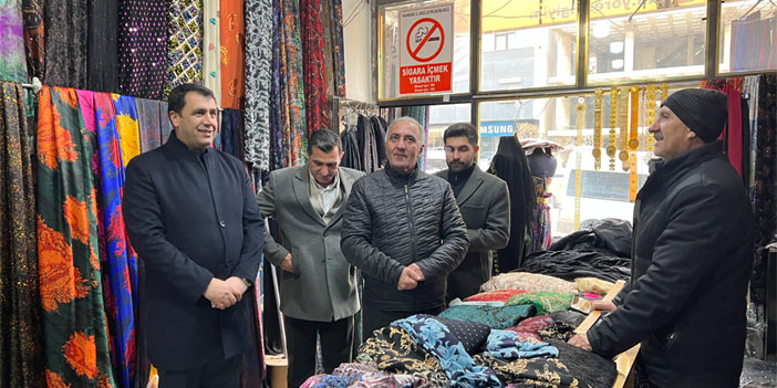 Başkan Şakar'dan Şemdinli esnafına ziyaret