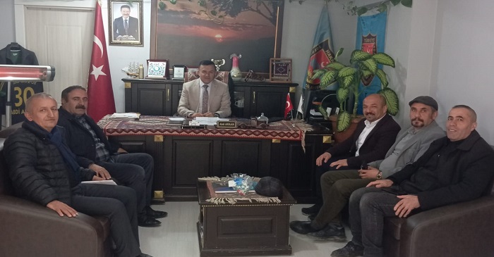 Muhtarlardan Başkan Arslan’a Ziyaret