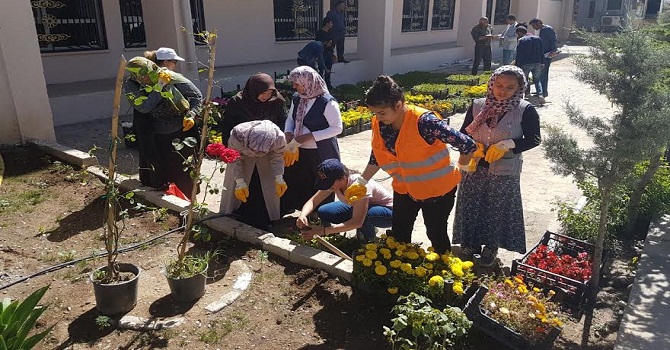 Hakkari Belediyesi’nden Peyzaj Çalışması