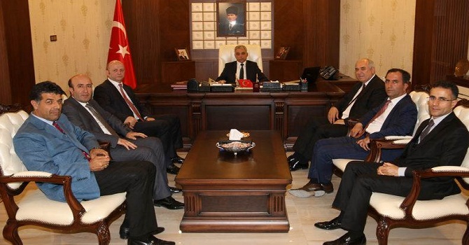 Genel Müdürlerden Vali Toprak'a ziyaret