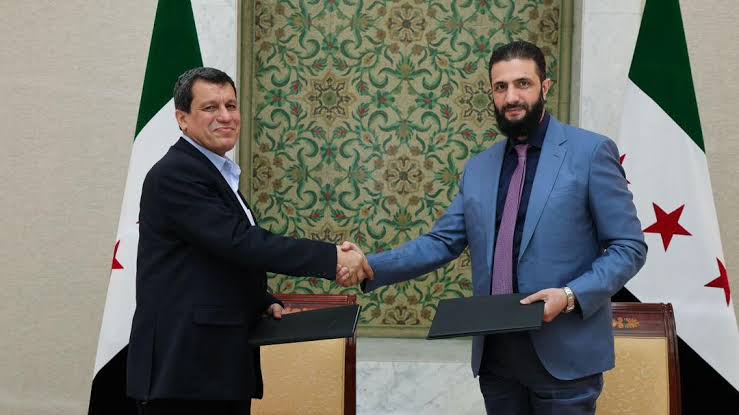 Suriye'nin yeni yönetimi ile SDG anlaştı