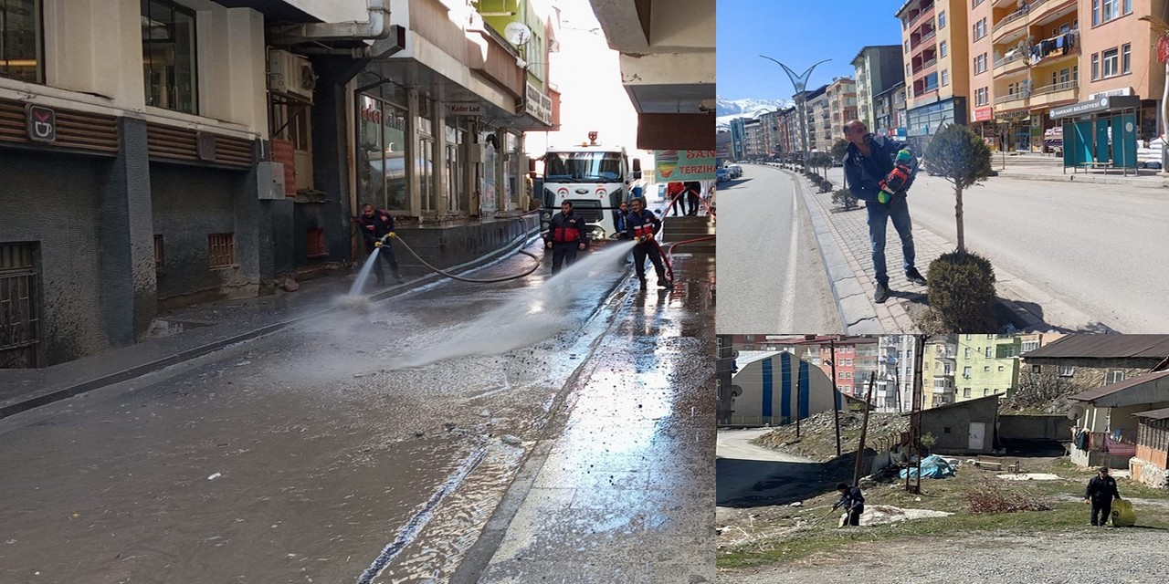 Hakkari Belediyesinden Bahar temizliği!