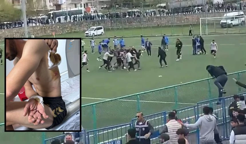 Hakkari Zap Spor’un bıçaklanan futbolcusuna 3 maç ceza !