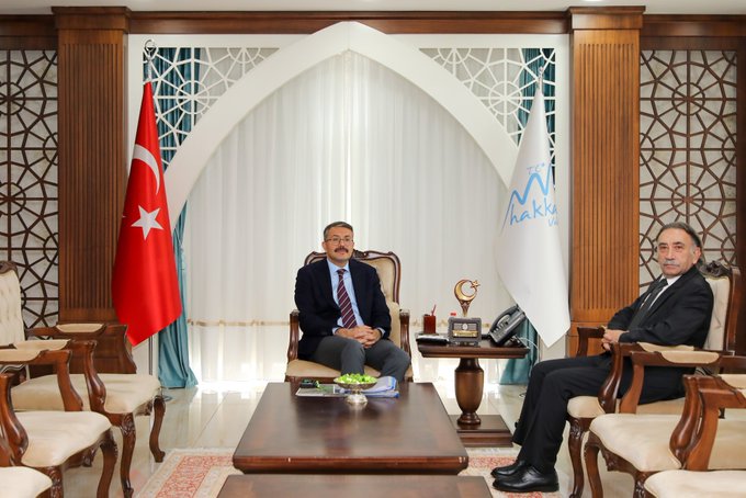 Rektör Gençcelep Vali Çelik'i ziyaret etti