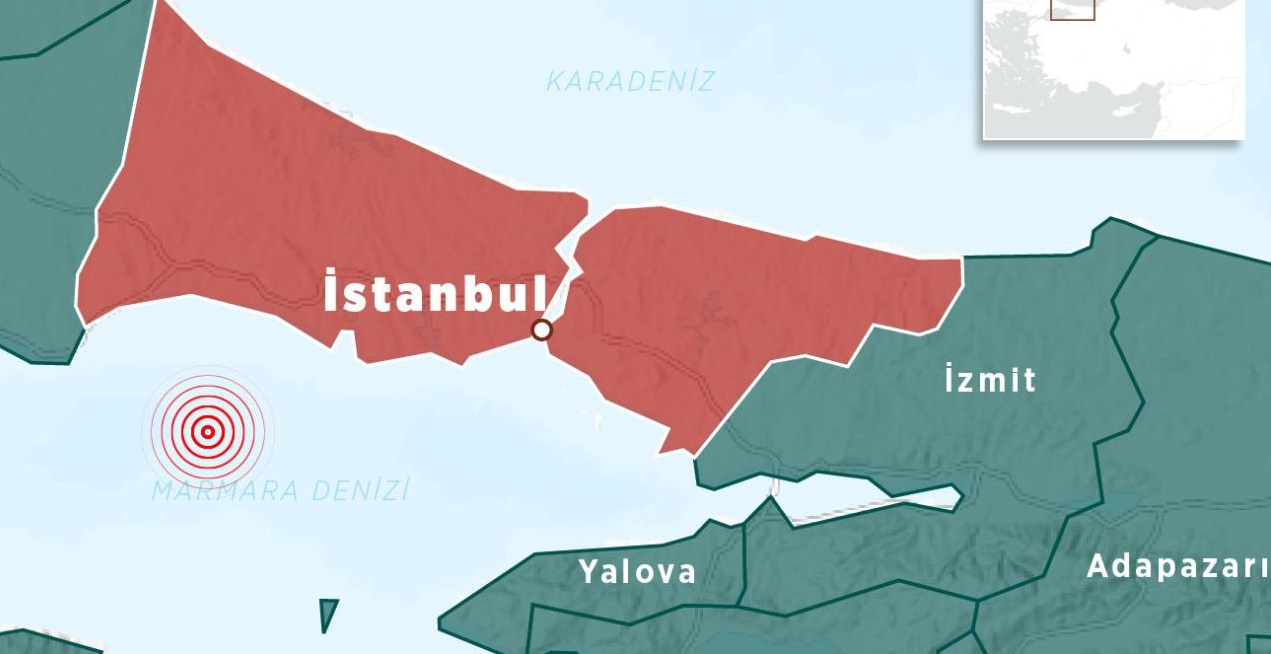 İstanbul şiddetli 6.2 büyüklüğünde deprem: Çevre illerde de hissedildi