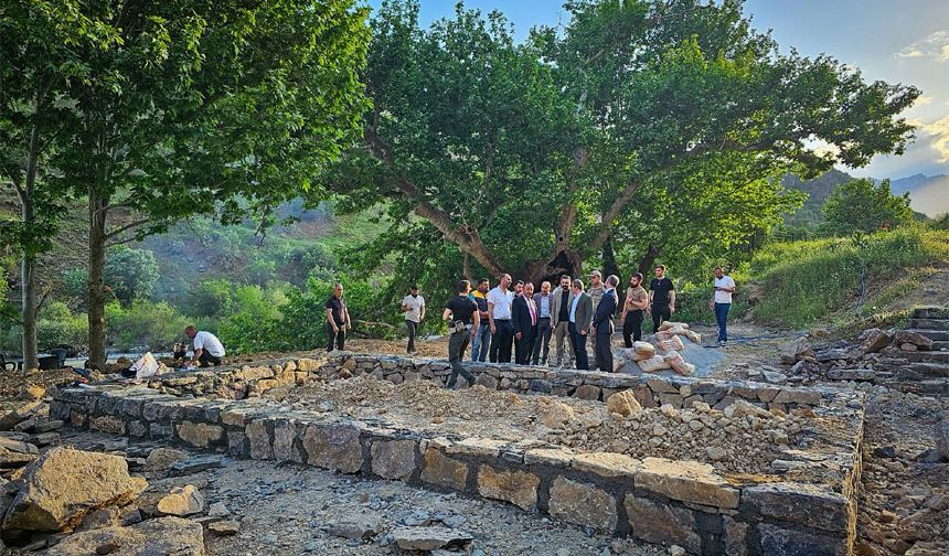 Çukurca’da Su Sporları Projesi Kapsamında Bungalov Evler Yapılıyor