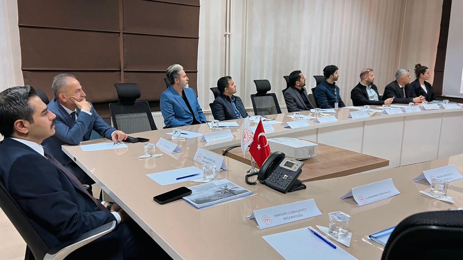 Hakkari’de Bağımlılıkla mücadele toplantısı düzenlendi