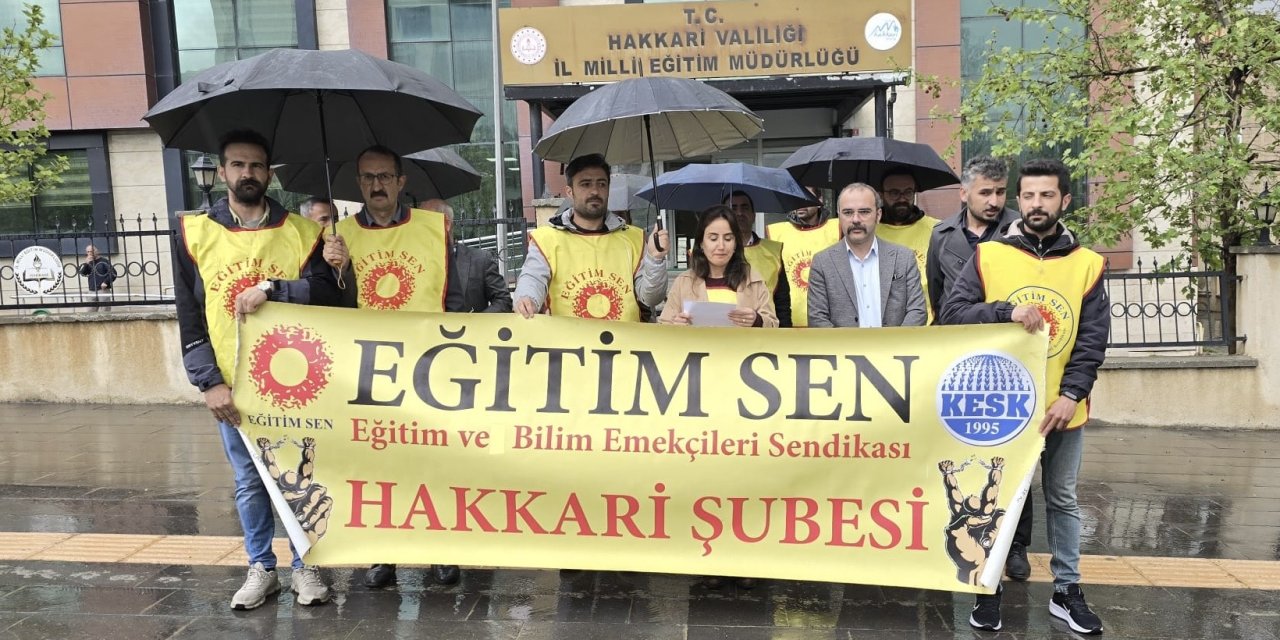 Hakkari Eğitim Sen'den kaza açıklaması