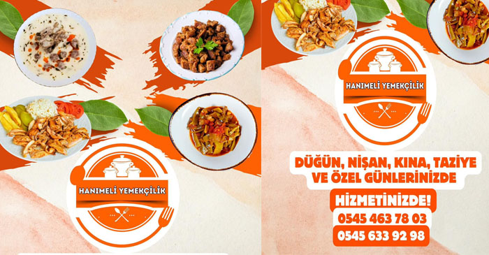 Düğün Taziye Ve Özel Günlerinizde Hanımeli Lezzeti!