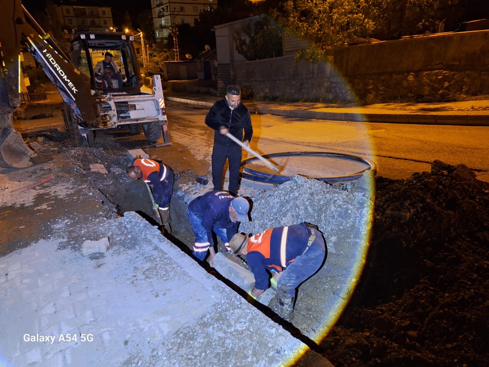 Hakkari’de su İshale hattındaki çalışmalar sürüyor