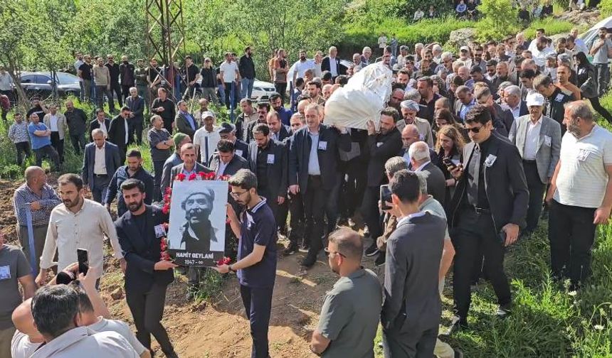 Hakkari Eski Milletvekili Hamit Geylani son yolculuğuna uğurlandı