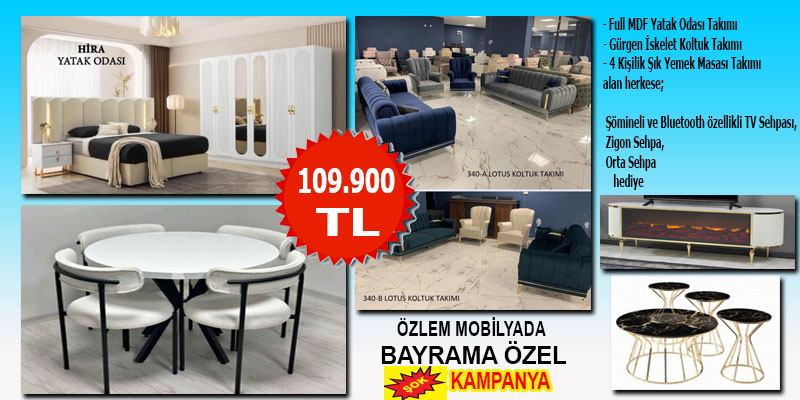 Özlem Mobilya’dan Düğün kampanyası!