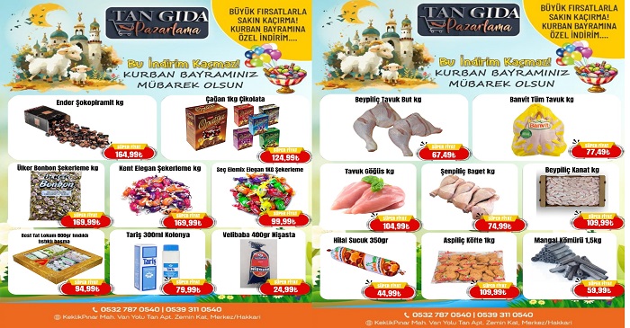Tan Gıda’dan Bayrama Özel İndirim Kampanyası