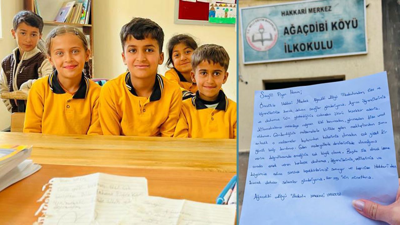 Hakkari'den giden isimsiz mektupla gelen yardıma teşekkür