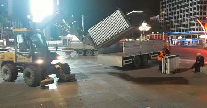 Güvenpark bariyerlerle kapatılıyor