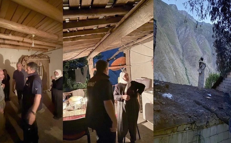 Hakkari’de 11 Kişilik Aile Yangında Mağdur Oldu, AFAD Harekete Geçti