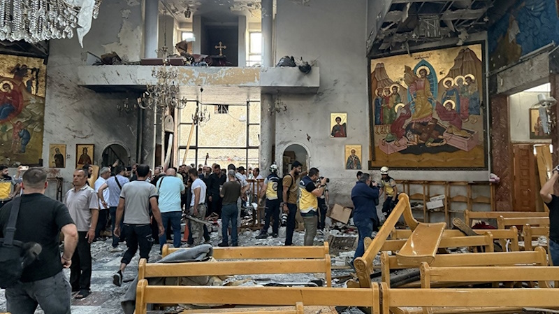 Şam’daki bir kiliseye saldırı: 20 kişi hayatını kaybetti