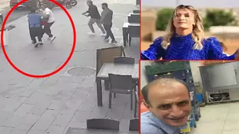 Bıçaklanarak öldürülen Gülizar'ın hastaneye götürülmesi kamerada