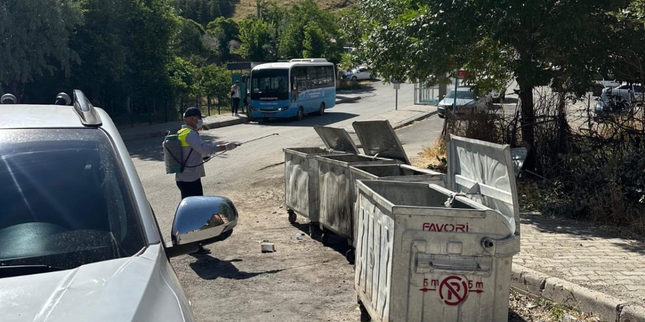 Hakkari Belediyesi'nden Haşere Seferberliği