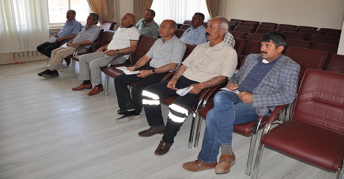 Yüksekova'da Zabıta ve İtfaiyecilere Eğitim verildi