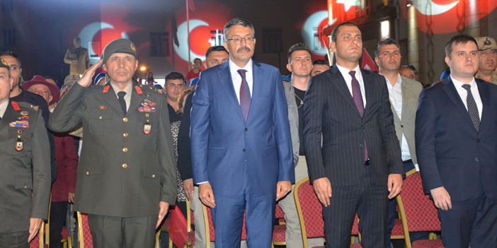 Hakkari'de 15 Temmuz programı