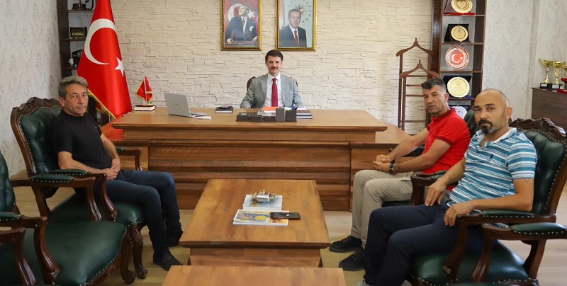 Gazetecilerden Kaymakam Cebeci'ye Hayırlı Olsun Ziyareti