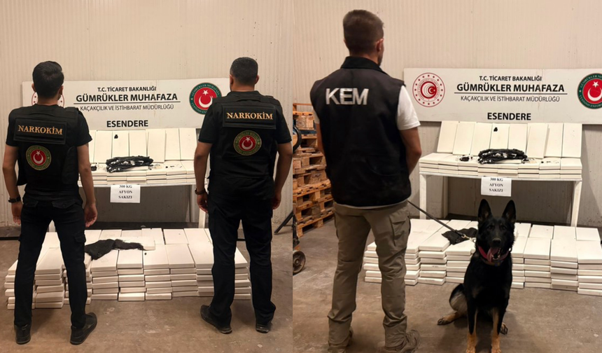 Gümrük Kapısı’nda 300 Kilo Afyon Sakızı Ele Geçirildi
