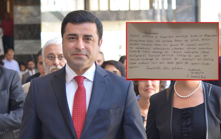 Selahattin Demirtaş'tan ‘yeni bir sayfa’ mesajı