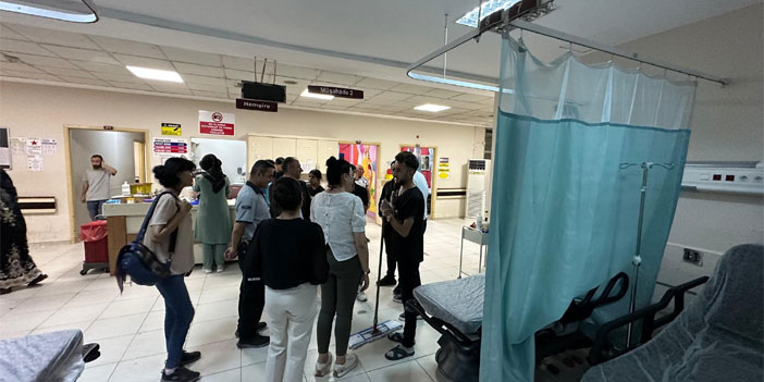 Hakkari DEM Parti'den hastane ziyareti