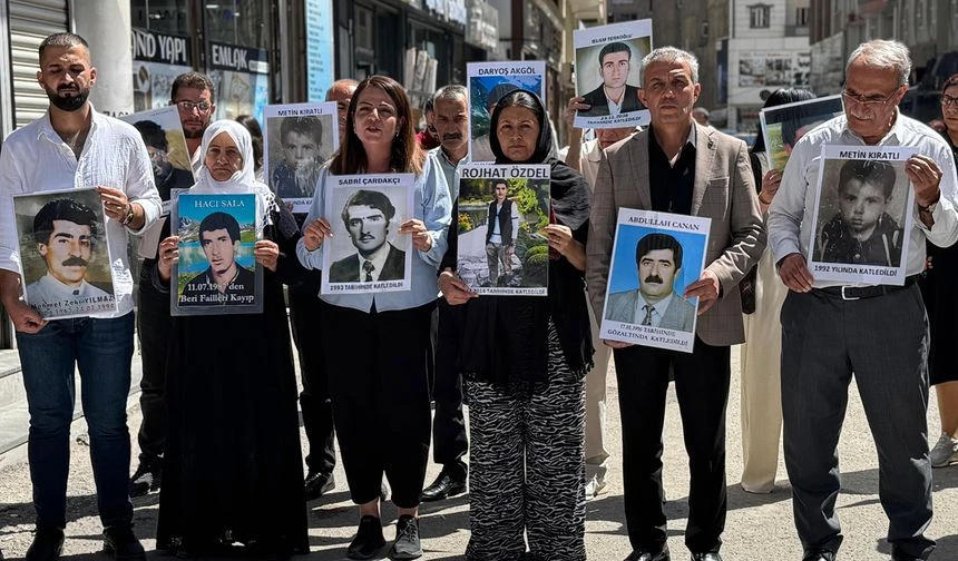 İHD ve kayıp yakınları Sabri Çardakçı’nın faillerini sordu
