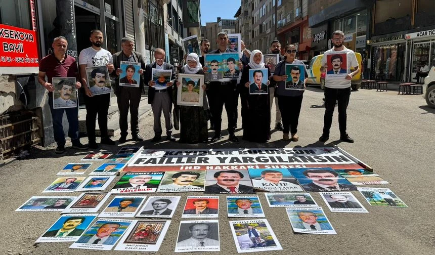 Hakkari İHD ve kayıp yakınları Daryoş Akgöl’ün faillerini sordu