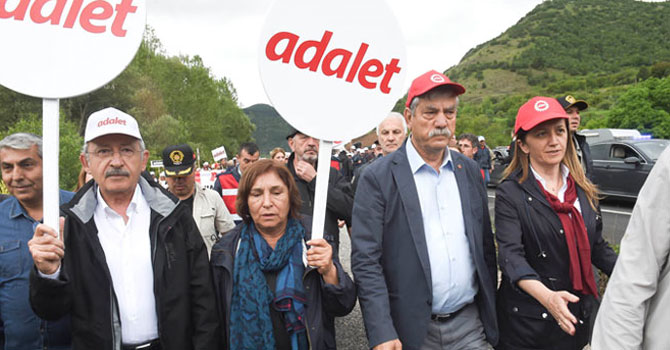 CHP'nin 'Adalet Yürüyüşü 6'ncı gününde